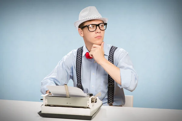 Young journalist — Stock Photo, Image