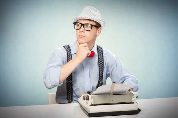 Young journalist — Stock Photo, Image