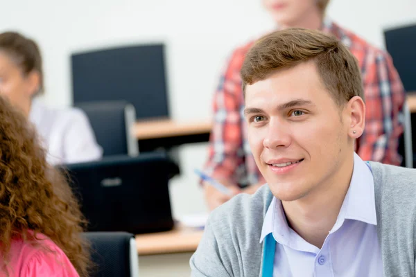 Student in the classroom — Stock Photo, Image