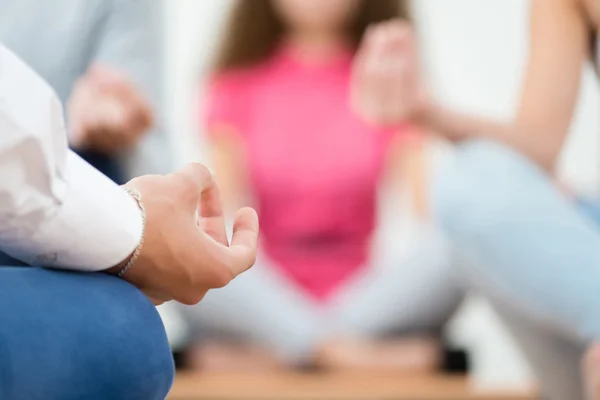 Group meditation — Stock Photo, Image