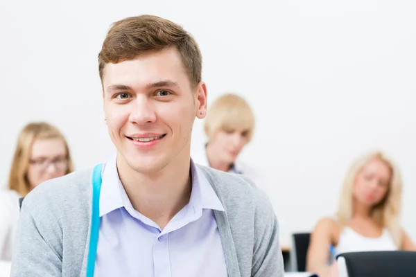 Student ve třídě — Stock fotografie