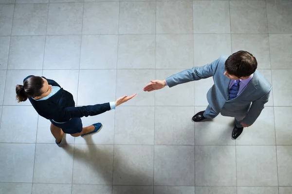 Future handshake — Stock Photo, Image