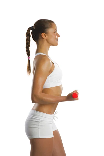 Atractiva mujer deportiva — Foto de Stock