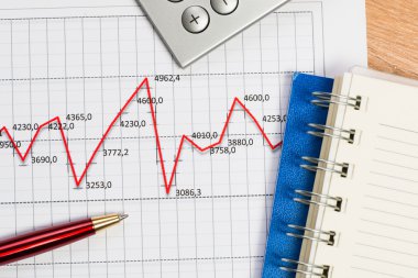 büyüme, iş işadamı kalem ve grafik