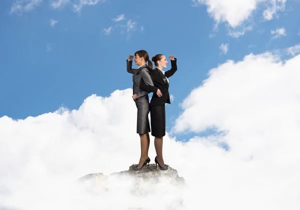 Conceito de um trabalho em equipe — Fotografia de Stock