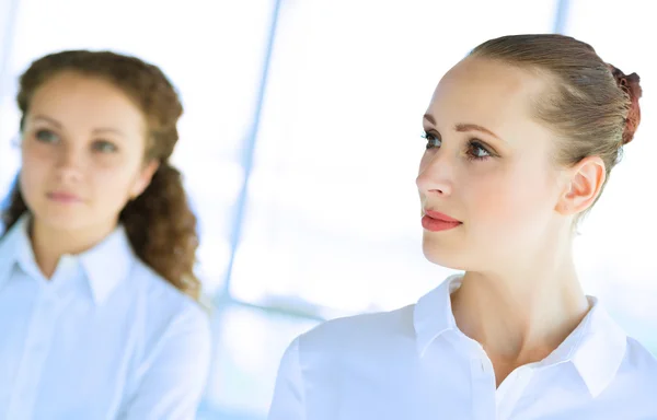 Zakenlieden bespreken een gezamenlijke taak — Stockfoto