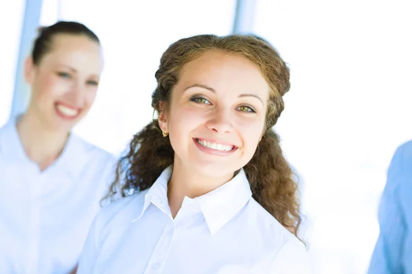 Mujer de negocios feliz — Foto de Stock