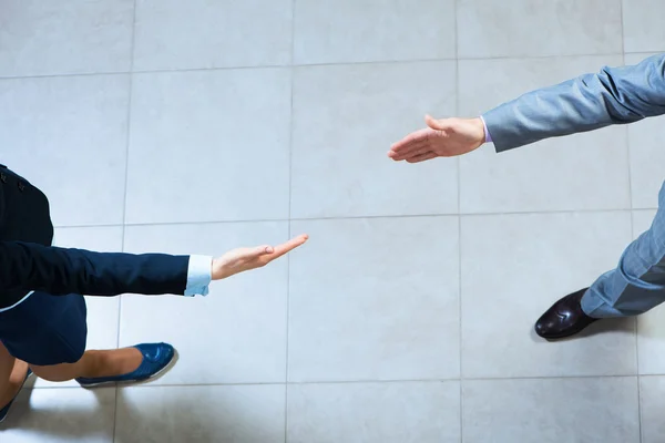 Hands of businesspeople together — Stock Photo, Image