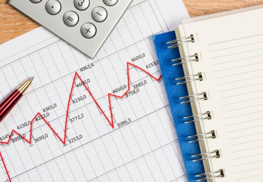 büyüme, iş işadamı kalem ve grafik