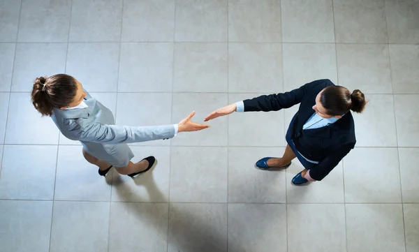 Budoucí handshake — Stock fotografie