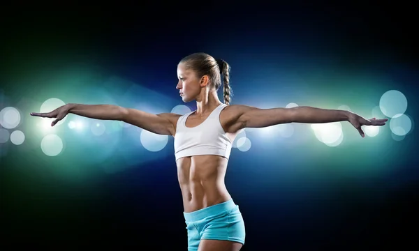 Fitness girl — Stock Photo, Image