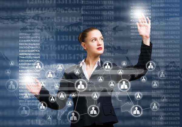 Networking concept — Stock Photo, Image