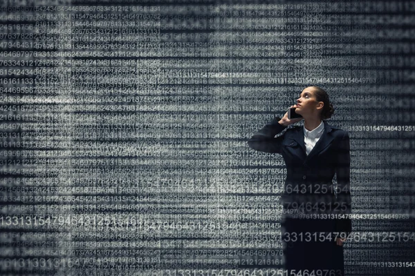 Upset businesswoman — Stock Photo, Image