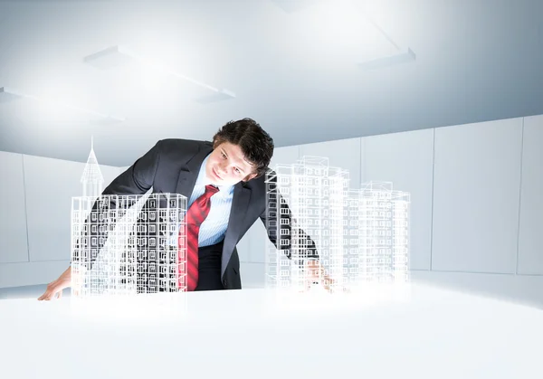 Man architect — Stock Photo, Image