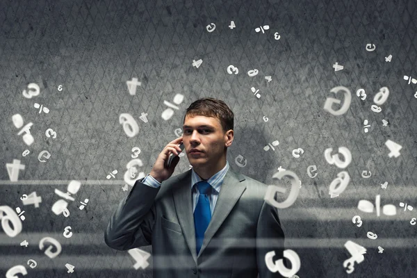 Crying businessman — Stock Photo, Image