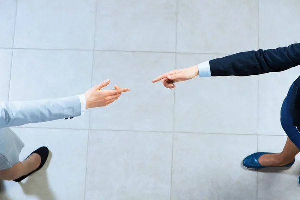 Hands of businesspeople together — Stock Photo, Image