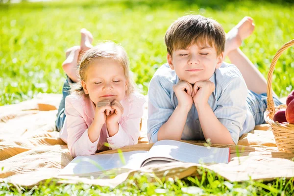 Bambini al picnic — Foto Stock