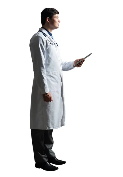 Doctor with a tablet computer — Stock Photo, Image