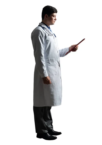 Doctor with a tablet computer — Stock Photo, Image