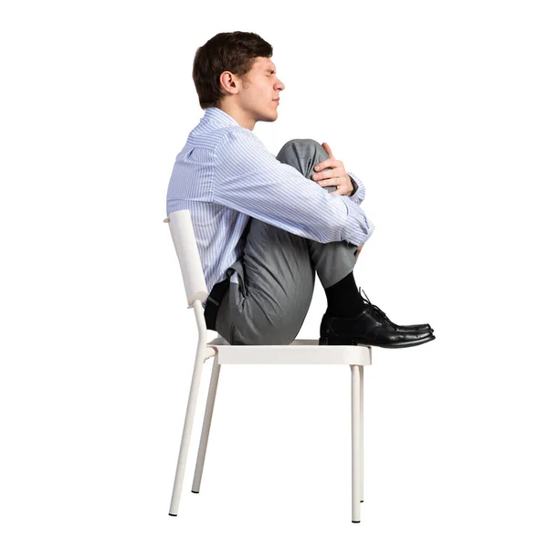 Empresario en silla — Foto de Stock