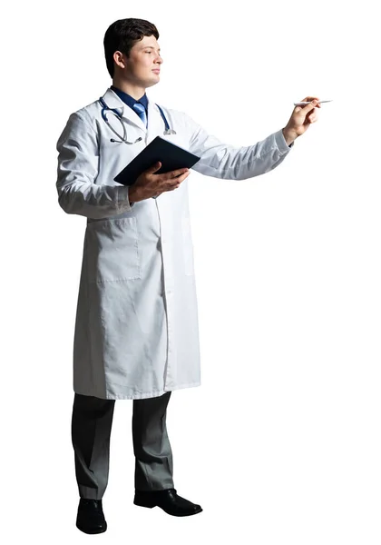 태블릿 컴퓨터를 가진 의사 — 스톡 사진