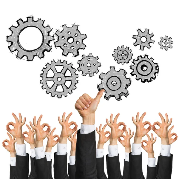Business and teamwork concept Stock Photo