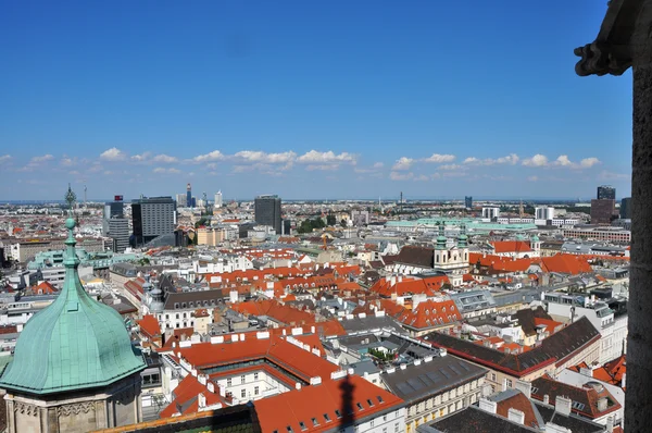 Blick über das Zentrum Wiens, Österreich — Stockfoto