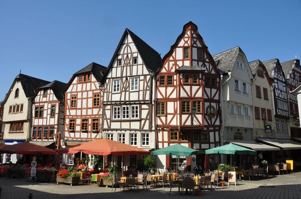 Vakwerk huizen in limburg, Duitsland — Stockfoto