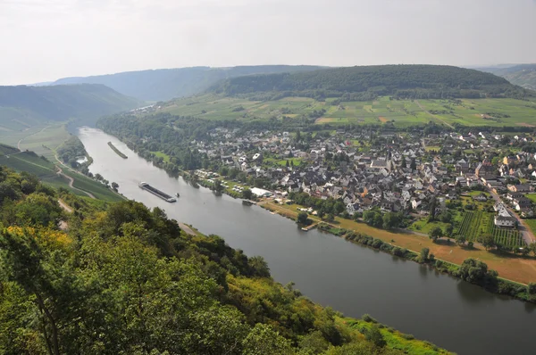 Landskap nära floden mosel, Tyskland — Stockfoto