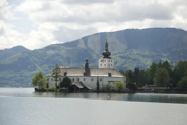 在 gmunden，奥地利宫 ort — 图库照片