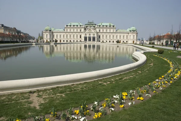 Belvedere Sarayı, Viyana - Avusturya — Stok fotoğraf