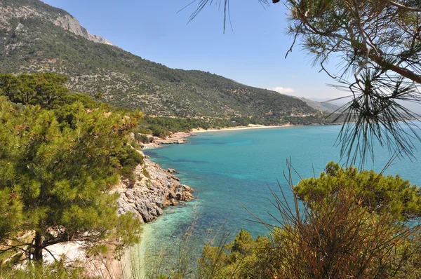 Beautiful bay on greek island samos — Zdjęcie stockowe