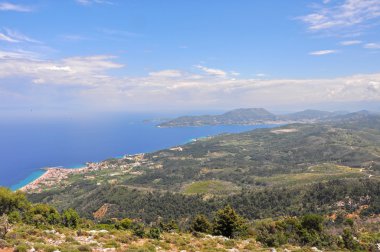 manzara üzerinde Yunan samos Adası