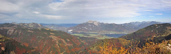 Alpské panorama - rakouská krajina — Stock fotografie