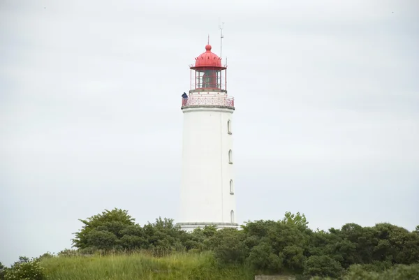 Faro de la isla alemana hiddensee — Foto de Stock