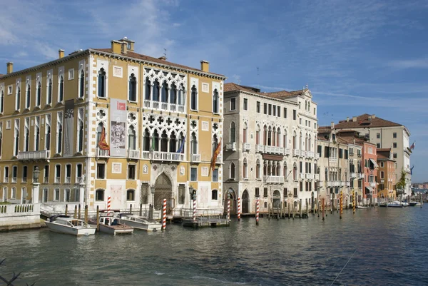 Palazzo cavalli franchetti auf canal grande, venedig — Stockfoto