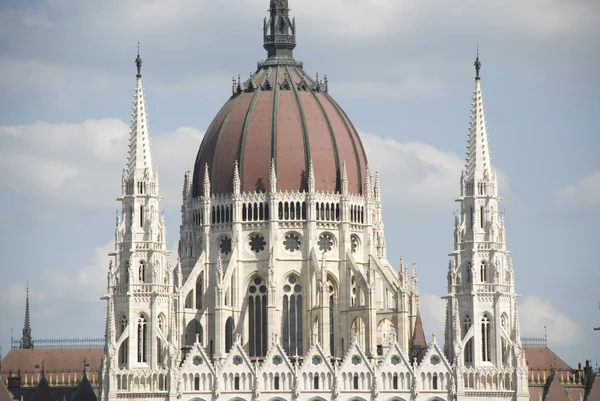 Dome of Parliament in Budapest, Hungary — Stock Photo, Image