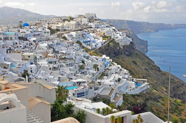 Villaggio greco oia su santorini — Foto Stock