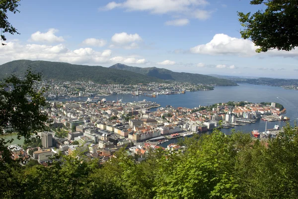 View over Bergen, Norway — Stock Photo, Image