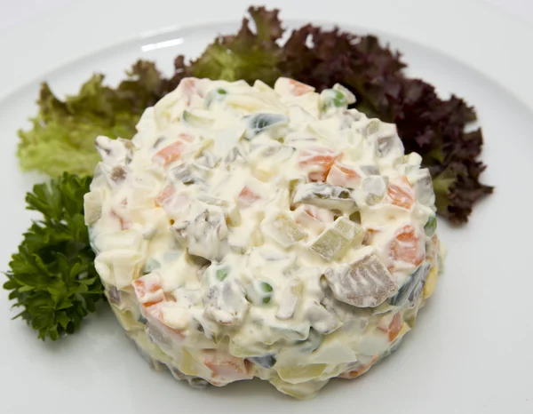 Salad Olivier — Stock Photo, Image