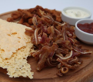 Tavuk peynir payet u? y kızarmış cips