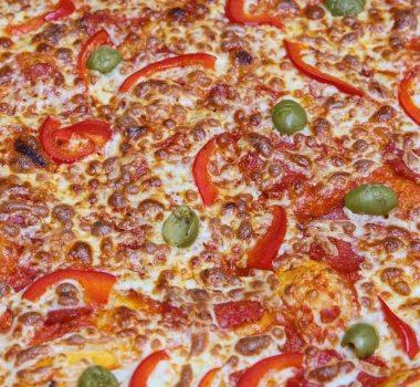 Pizza, sucuklu, .italian, mutfak. Stüdyo