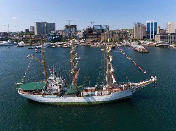 Visiting Halifax Almost Week Colombian Tall Ship Gloria Left City — Stock Photo, Image