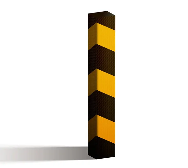 Speed bump Barricade safety barrier construction.Work safety barrier. Road accident, Detour obstacles. — Stock Vector