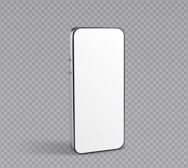 Akıllı telefon ekranı aygıtı izole edilmiş konumları döndürdü. Uygulama konsepti önizlemesi boş ekran görüntüsü ile farklı melekler çerçevesi. Hücre işi gerçekçi önizlemesi. 