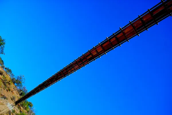 Ponte suspensa — Fotografia de Stock