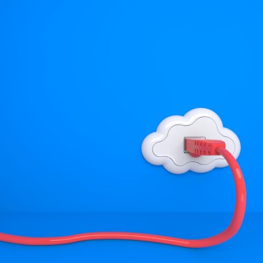 Cloud Computing Concept. clipart