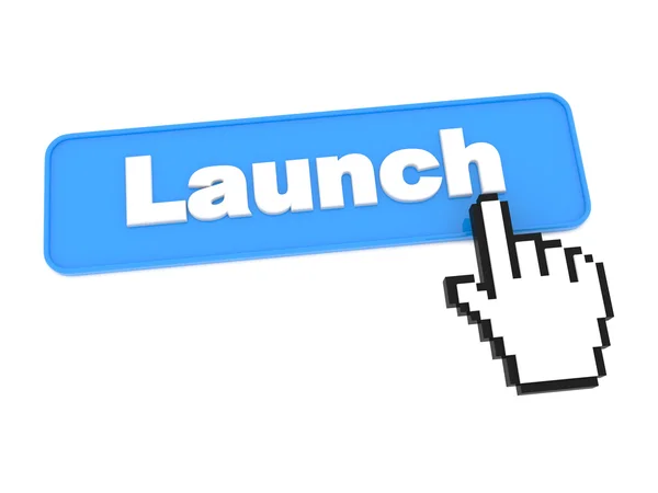 Social Media Button - Launch. — Stock Photo, Image