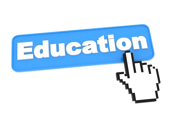 Education Web Button. — Stock Photo, Image