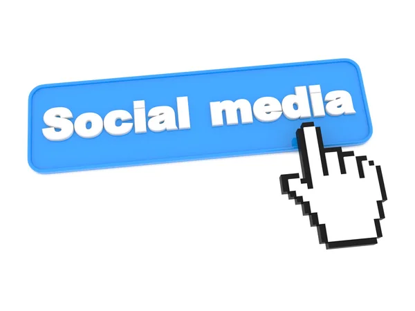 Social Media Button. — Stock Photo, Image